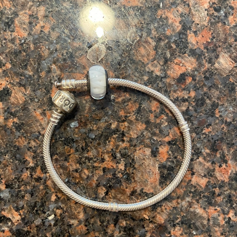 Pandora bracelet with charm